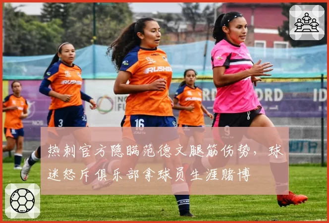 热刺官方隐瞒范德文腿筋伤势，球迷怒斥俱乐部拿球员生涯赌博